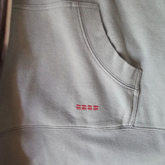 Peace Love World Soft Blue Hoodie - Picture 5 of 5